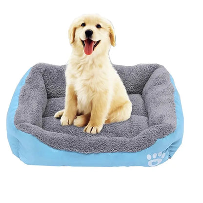 Nid de chat et de chien à grande échelle Pinkycolor Chaud et confortable Nid de coton doux Canapé-lit imperméable universel pour chats et chiens