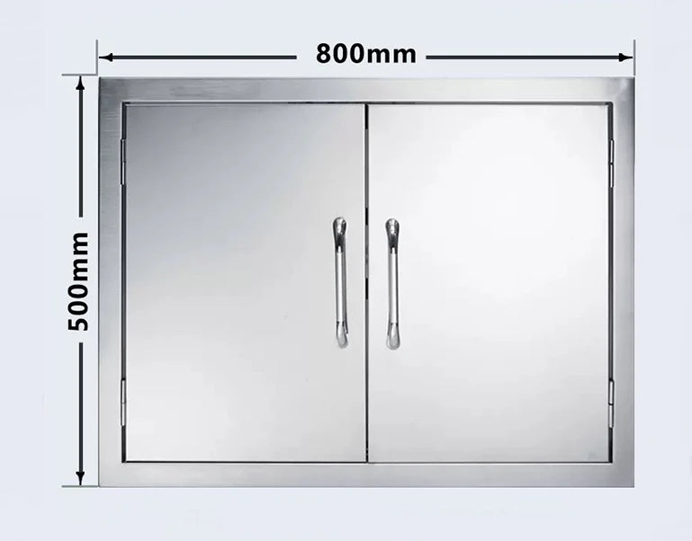 Armoire en acier inoxydable à double porte