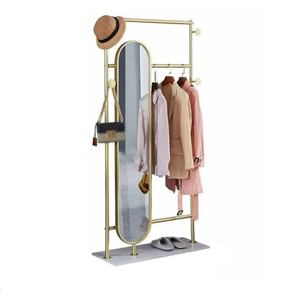 Porte-manteau miroir pleine longueur