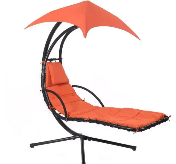 Hanging Chaise Lounger Chair Air Porch Swing Hammock Chair Canopy outdoor hanging swing chair /dream bed